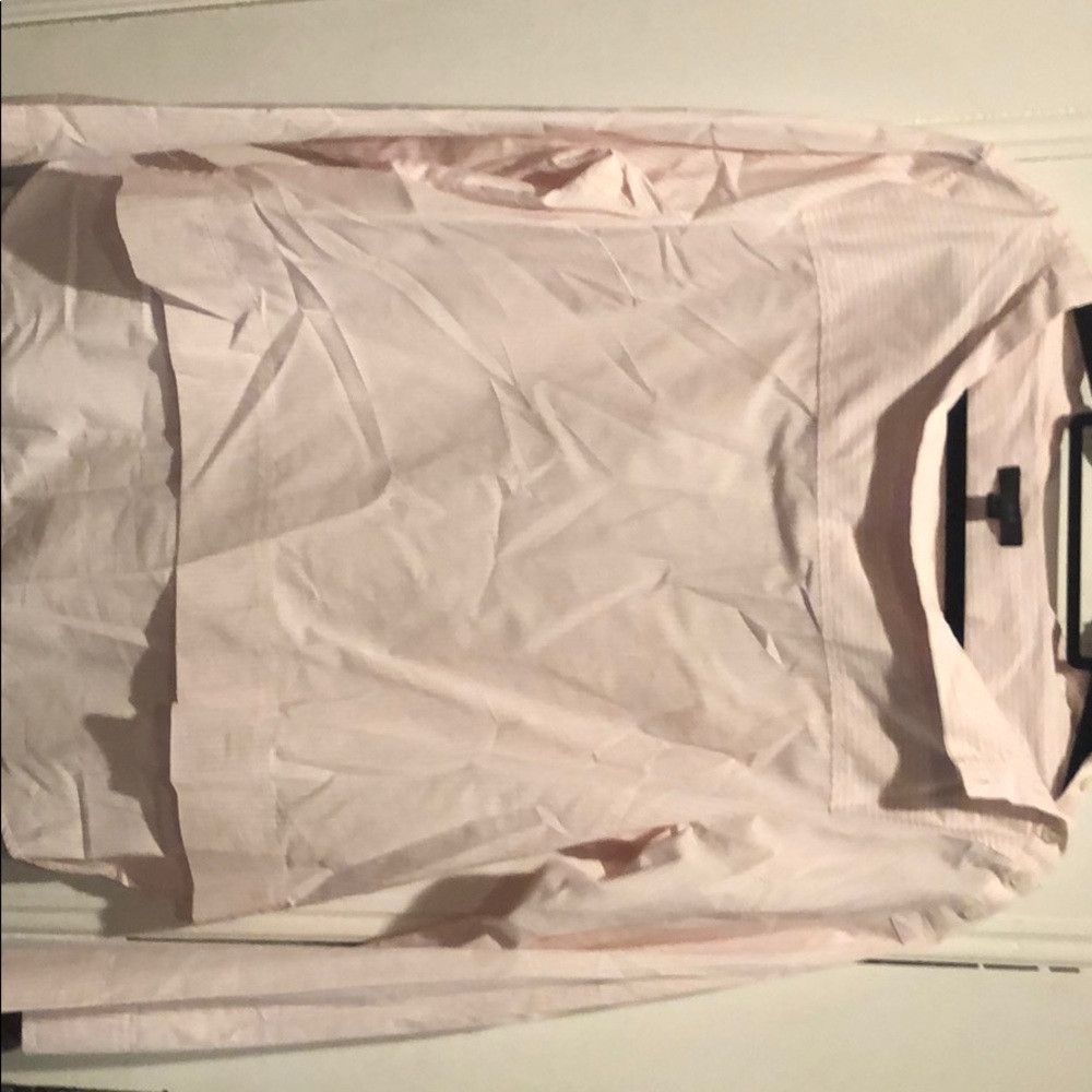 Long sleeved j crew asymmetrical blouse